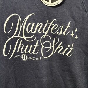 NWT Bella + Canvas Women’s Blue Size XL Fleece Pullover